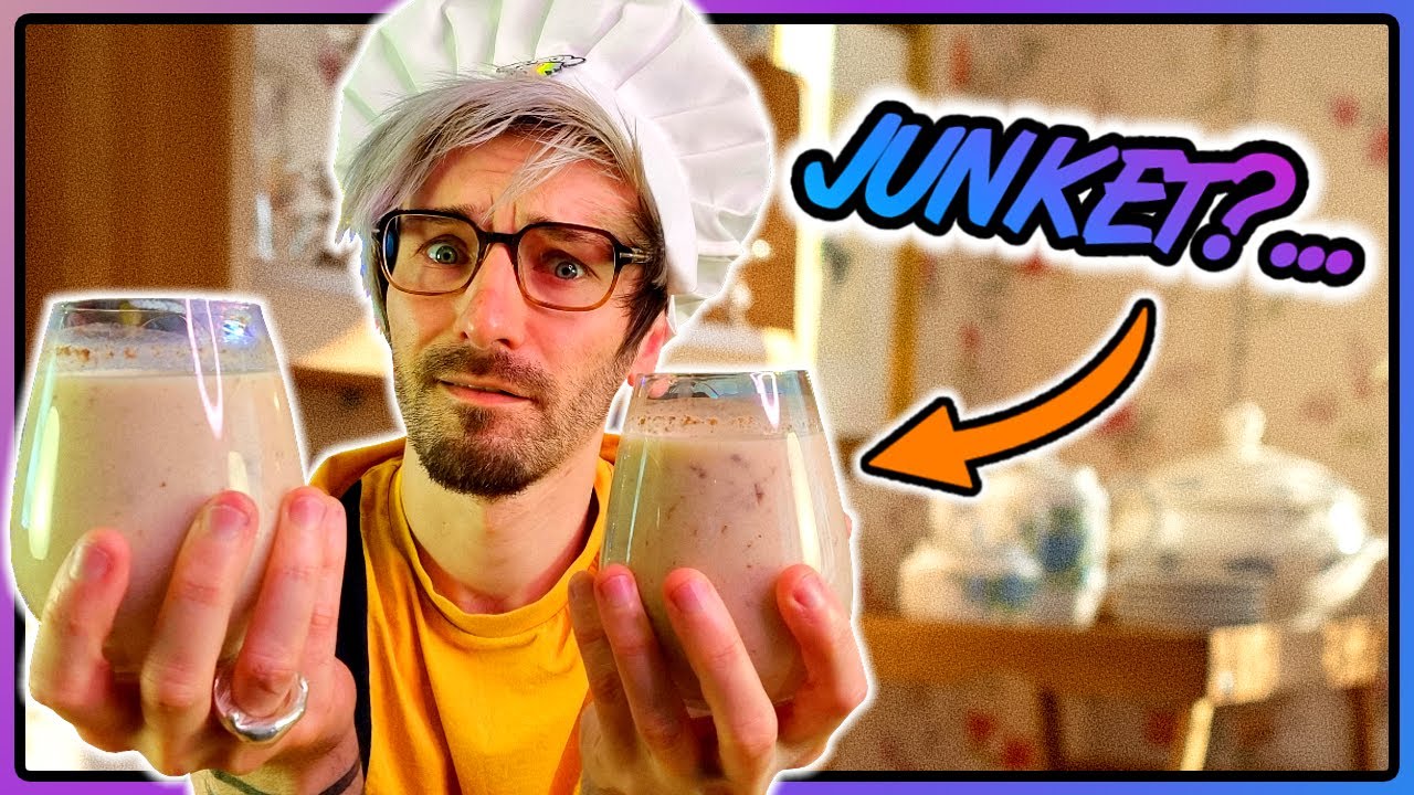 I Made Junket Pudding Vintage Dessert | Cooking With Ant!