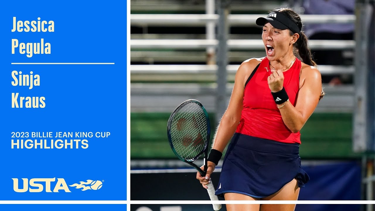 Jessica Pegula vs. Sinja Kraus Highlights | 2023 Billie Jean King Cup