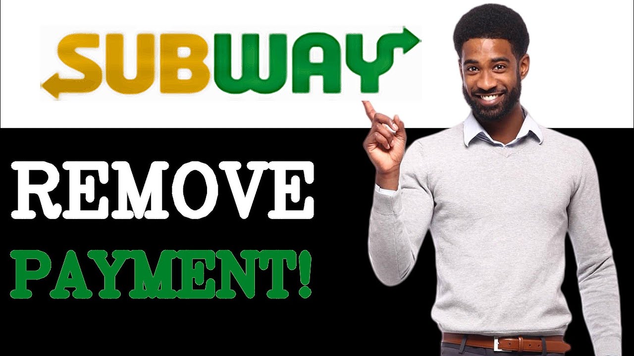 Как удалить способ оплаты в Subway (2025)