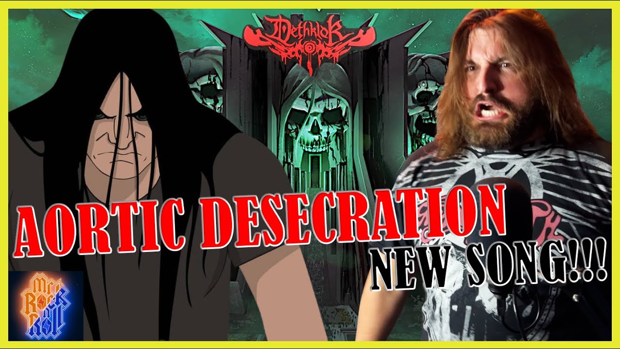 THEY'RE BACK!!! | Metalocalypse: Dethklok | Aortic Desecration (Lyric Video) | REACTION