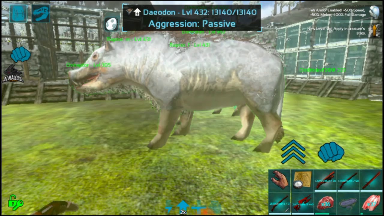 Ark survival evolved mobile hack script 2.7 تهكير ArkMobile