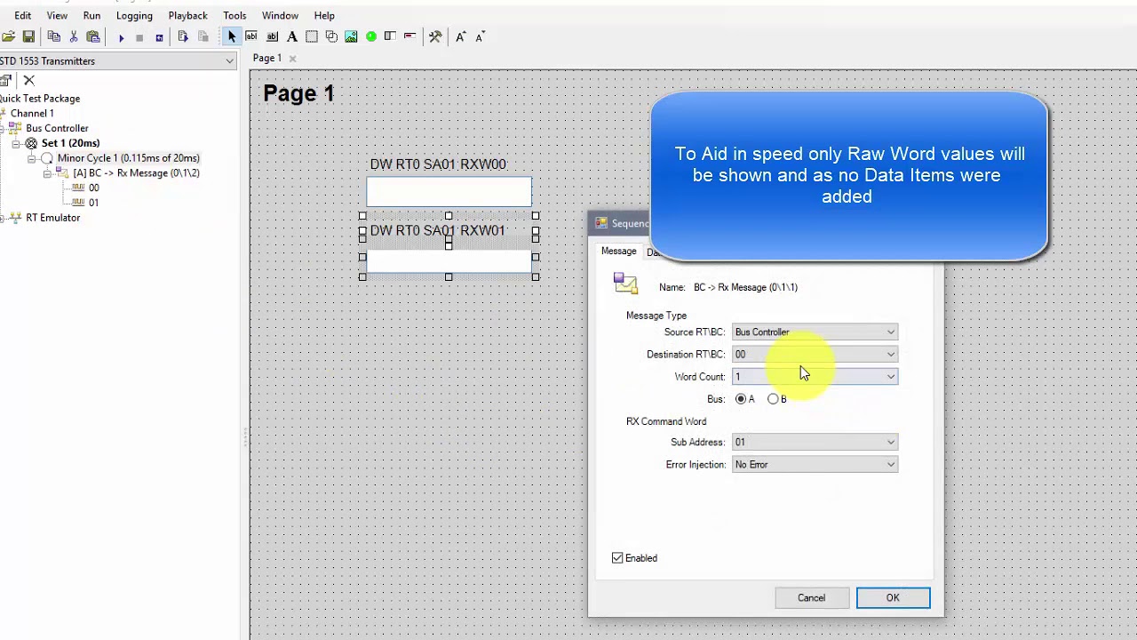 ZEUS - How to transmit MIL-STD 1553 in under 1 minute