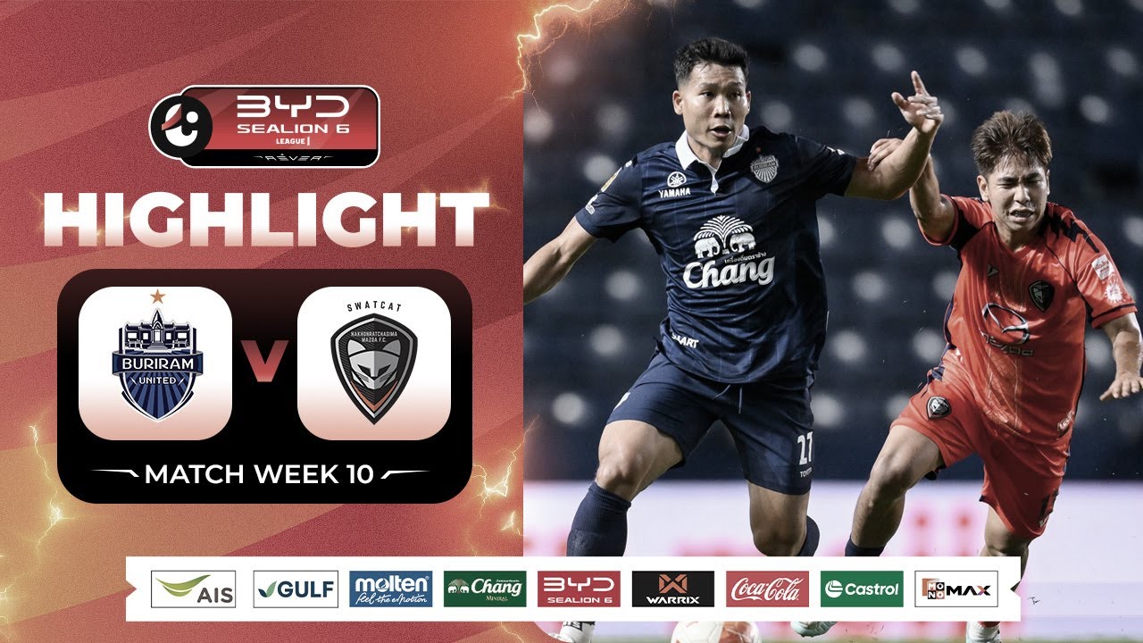 Highlights: Buriram United vs. Nakhon Ratchasima Mazda FC | BYD Lions League One 2025/26 | 01-11-...
