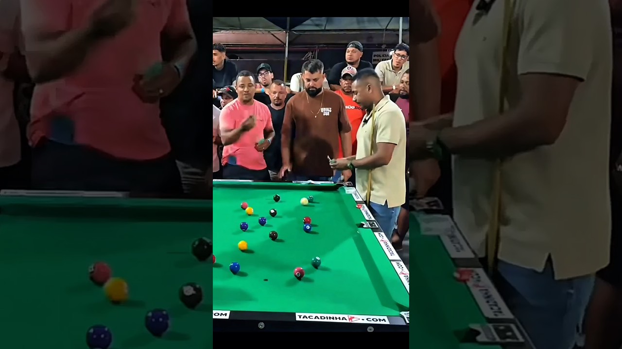 O Maycon tem que trancar todas as bolas sem nenhum erro! #sinuca #sinucatododia #snooker