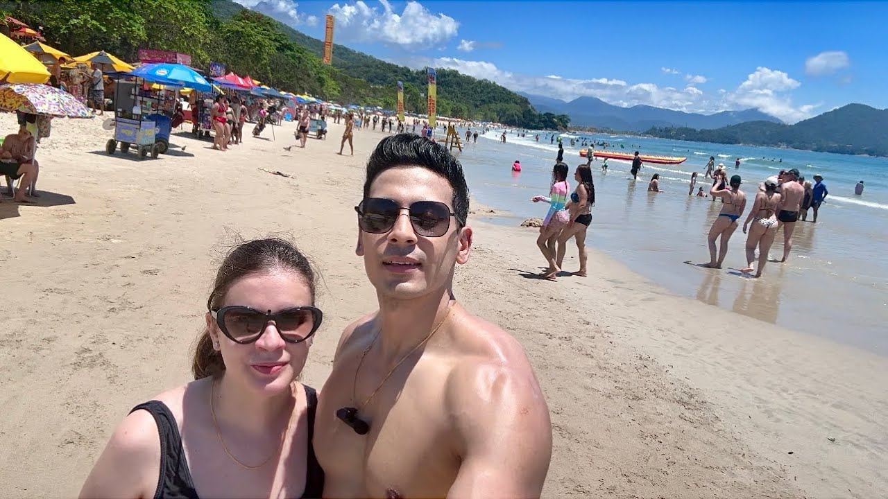 Brazil VLog | Day 2 & 3 | São Paulo Travel | Toninhas Beach, Ubatuba | Food & Drinks