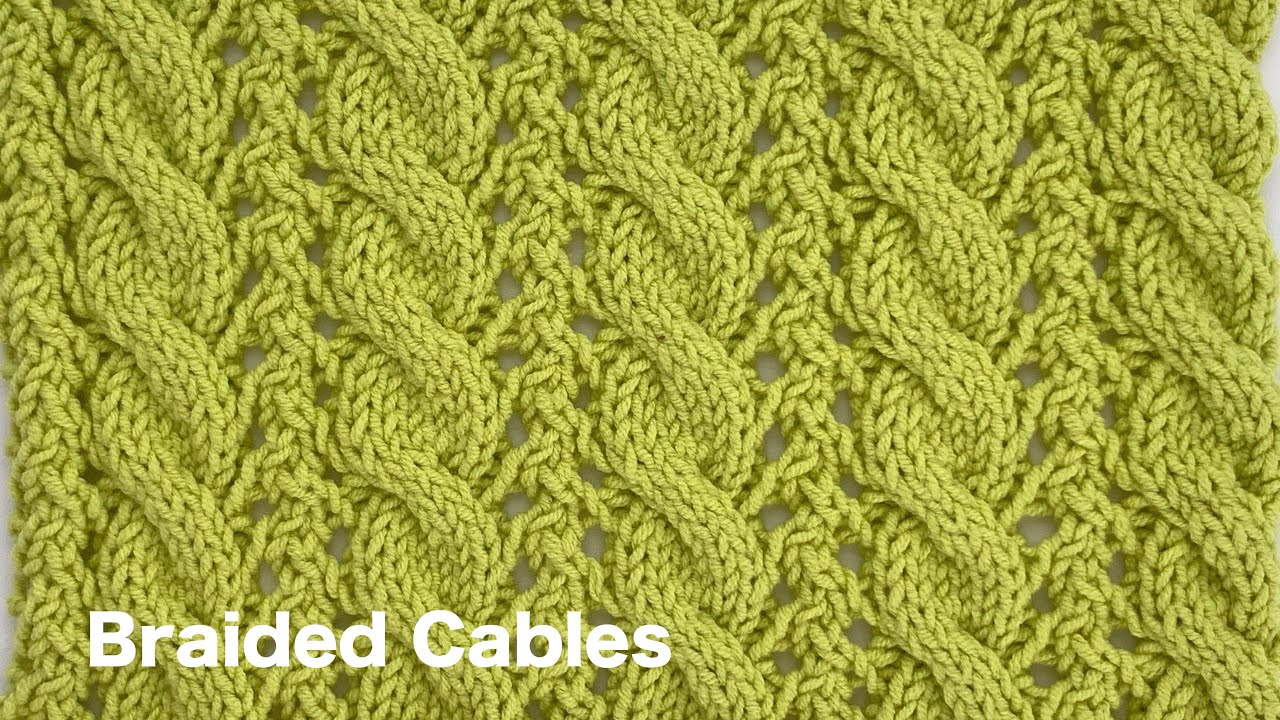 Braided Cable Lines | Knitting Stitch Patterns