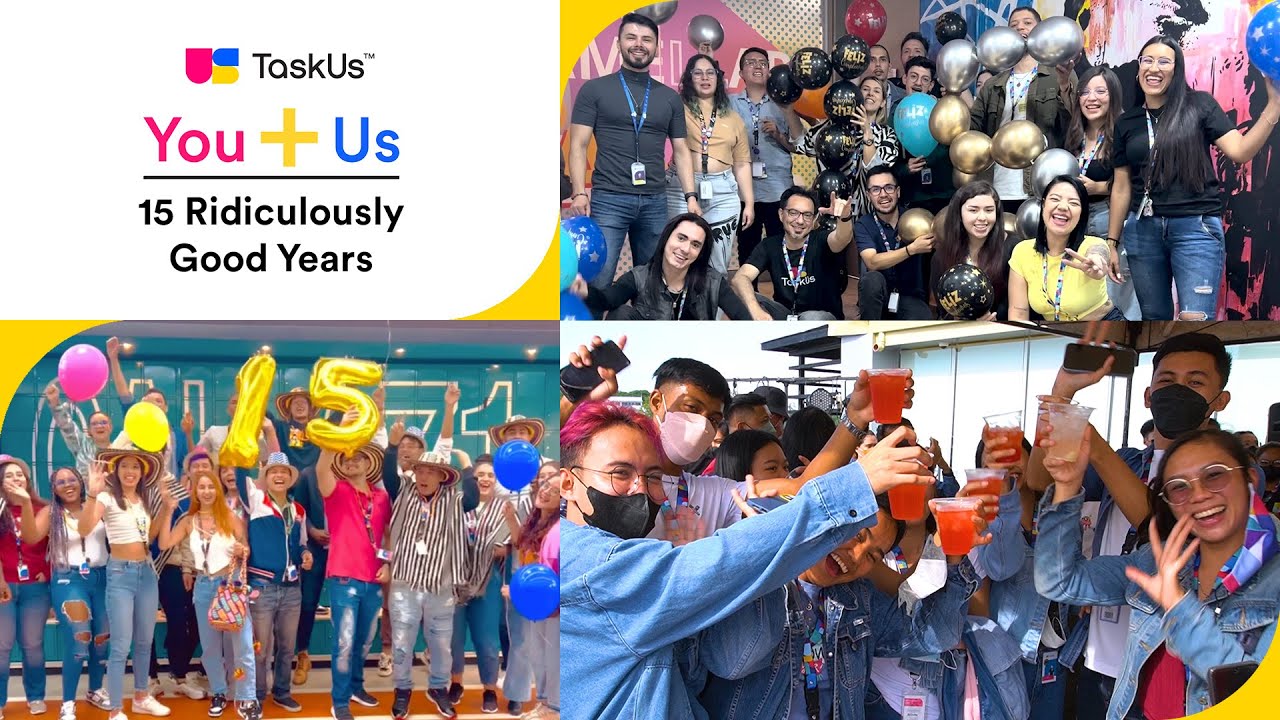 Happy 15th Anniversary, TaskUs!