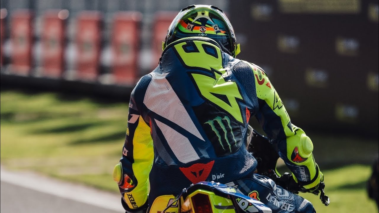 First time Valentino Rossi track day in Mandalika street circuit Indonesia with vr46 riders academy