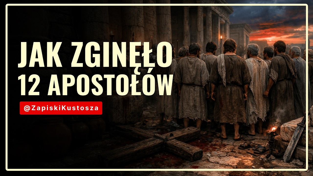 JAK ZGINĘŁO DWUNASTU APOSTOŁÓW? Przerażająca Prawda o Uczniach Jezusa! [Podcast Historyczny]