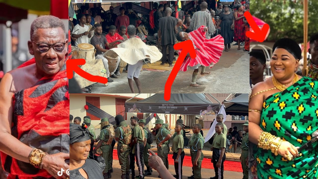 Wow Beautiful Culture🥰Day 2 Funeral Of Asante MampongHene The Youngest Priest Storms Mampong🔥