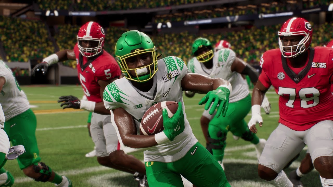 College Football 25 National Championship Gameplay - Oregon vs Georgia - Full Game (PS5)