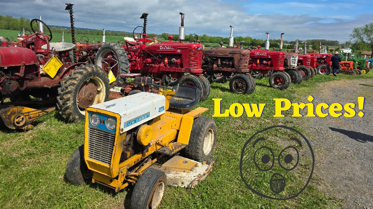 100 Tractor Auction Brings Low Prices! Find Out Why!