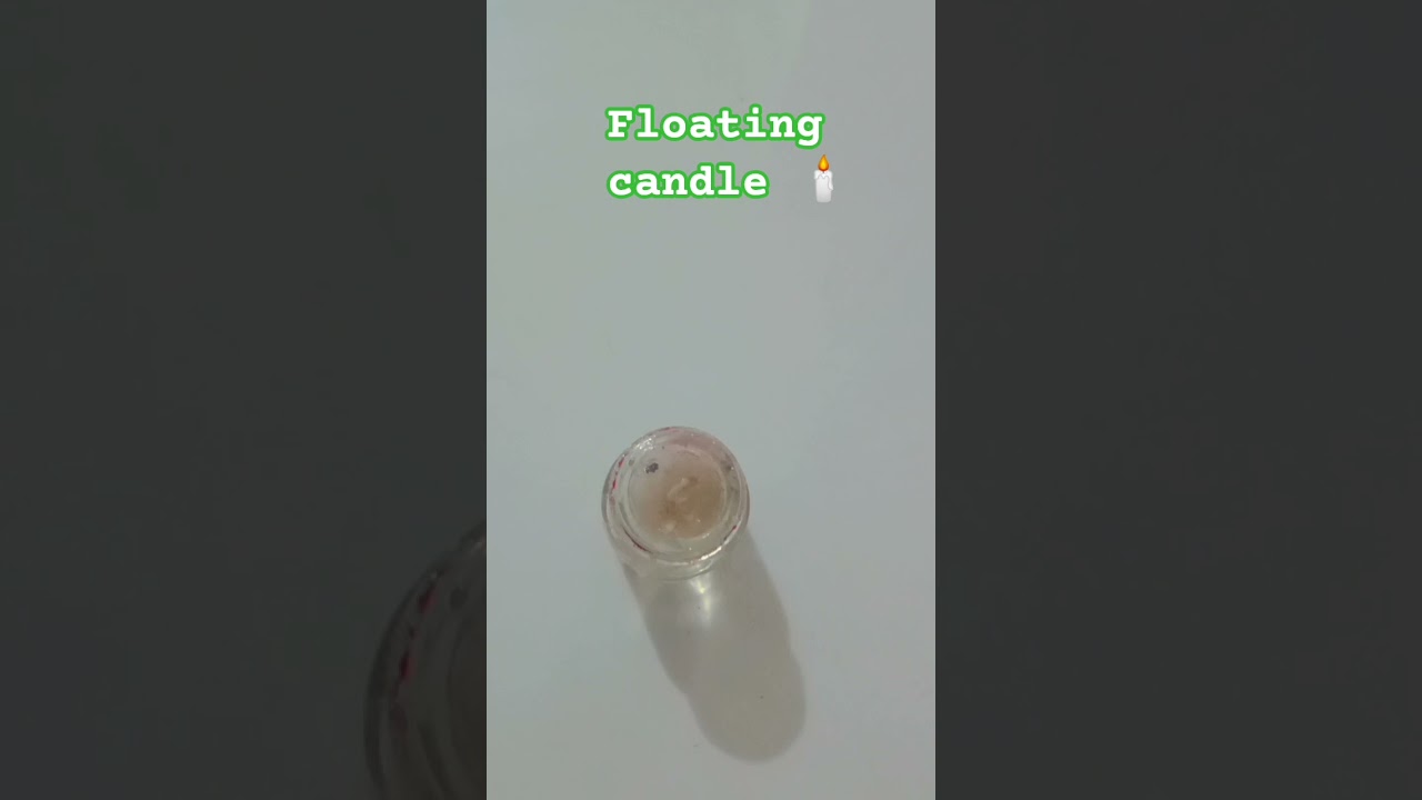 floating candle made in home 🕯️