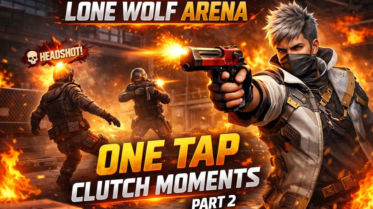 Lone Wolf Arena 🔥 One Tap Clutch Moments | Part 2