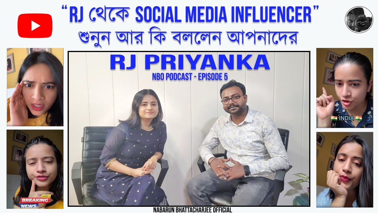 Radio Jockey to Social Media Influencer || RJ Priyanka || 93.5 Red FM || NBO Podcast || Episode 5