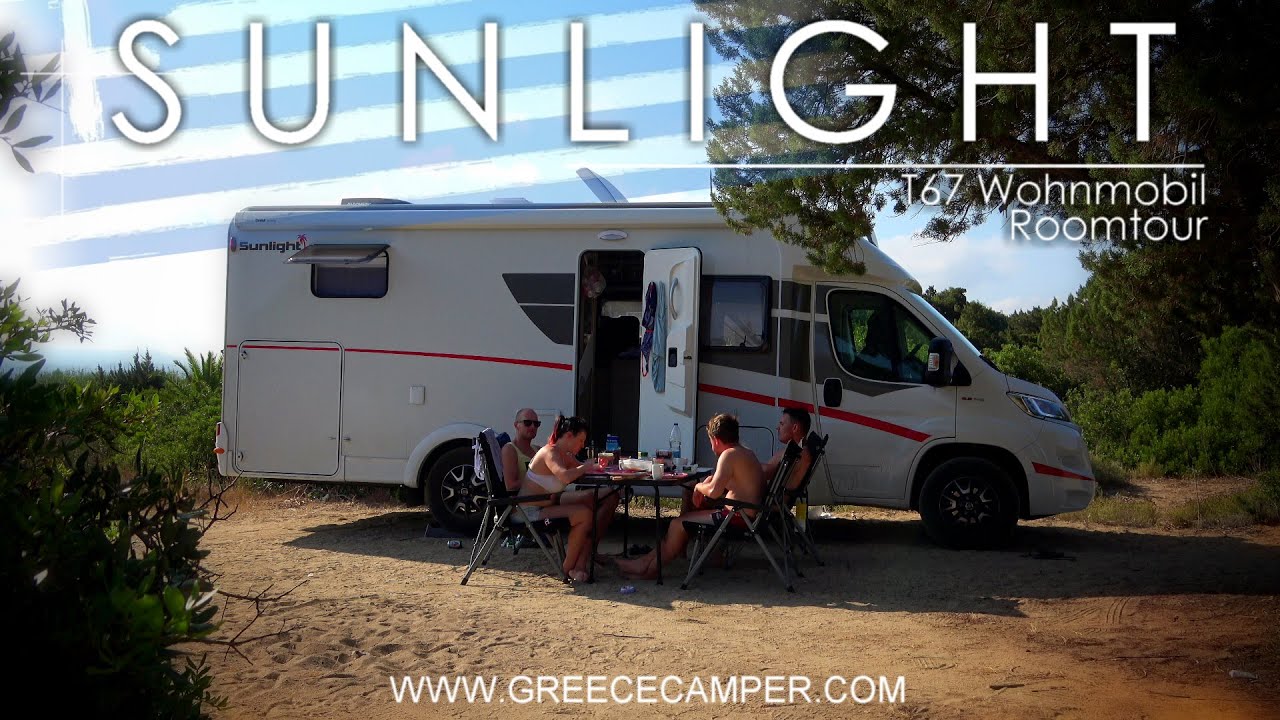 WOHNMOBIL mieten in GRIECHENLAND? │Vorstellung des Sunlight T67 │greececamper.com