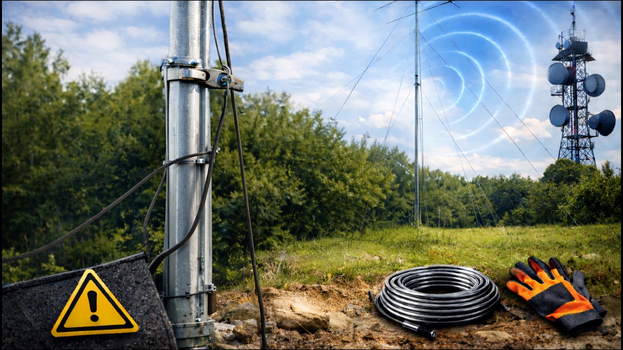 Antenu uzstādīšana praksē. | Radioamatieru apmācība.