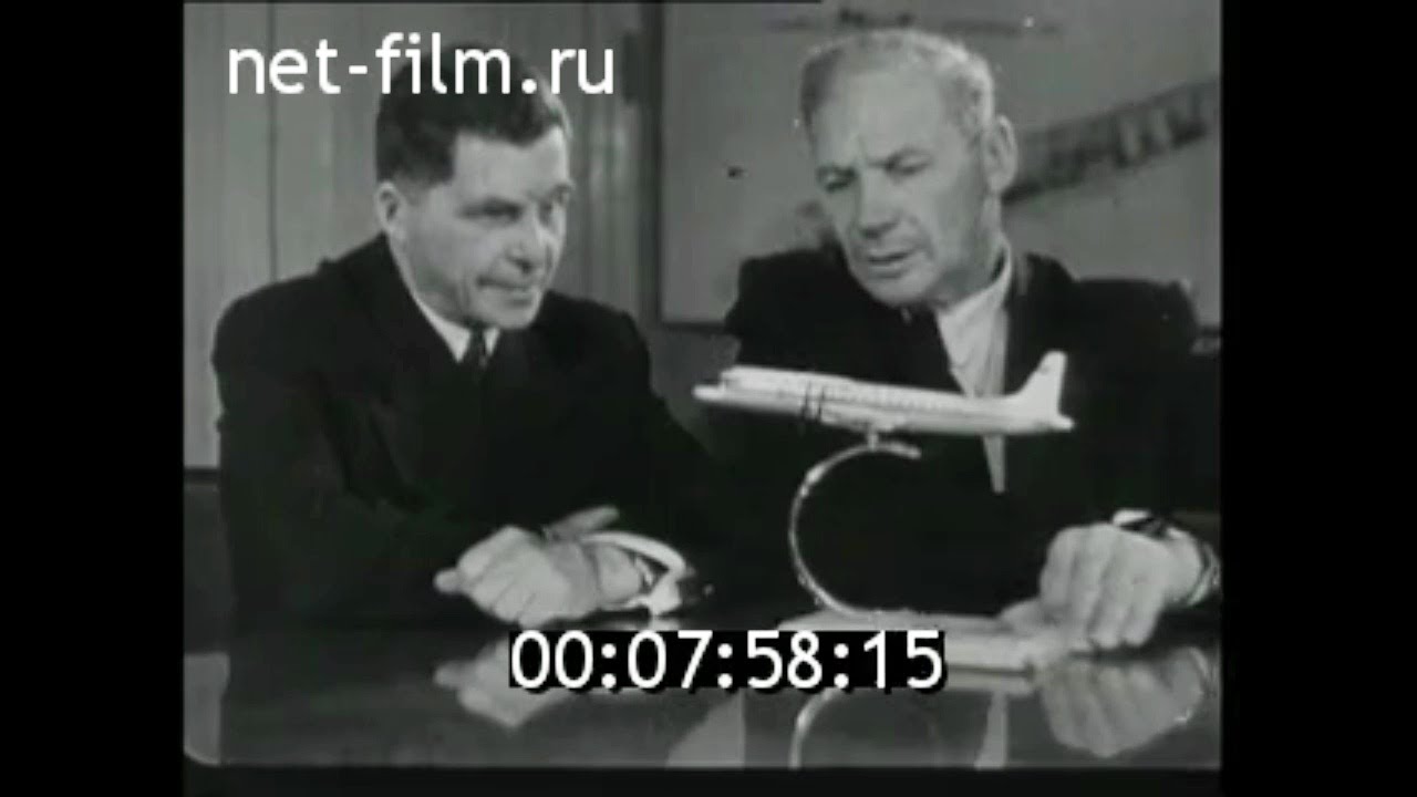 1974г. Москва. лётчик- испытатель В.К. Коккинаки - 70 лет
