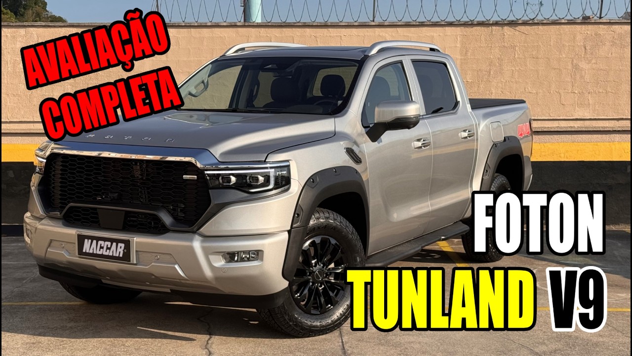 FOTON TUNLAND V9: Diesel e HÍBRIDA, com porte de RAM 1500, e CUSTA SÓ R$ 309.900 - Melhor que Hilux?