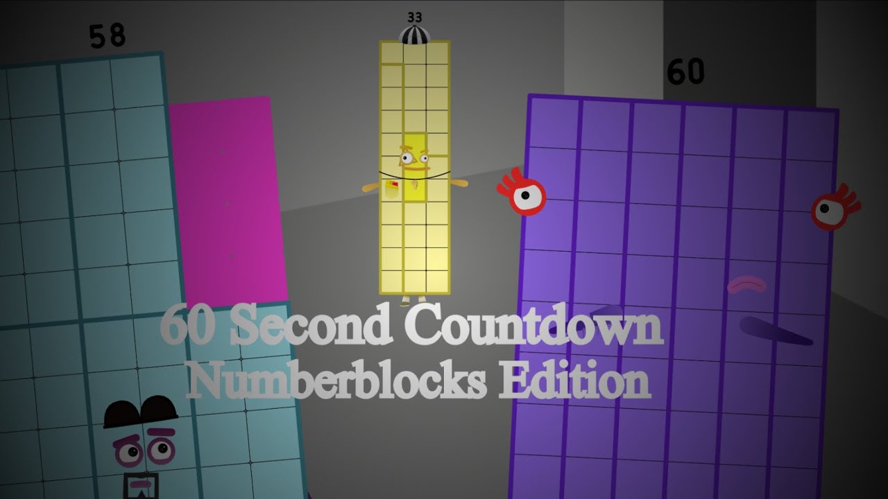 60 Second Countdown, Numberblocks Edition | My Fanmades