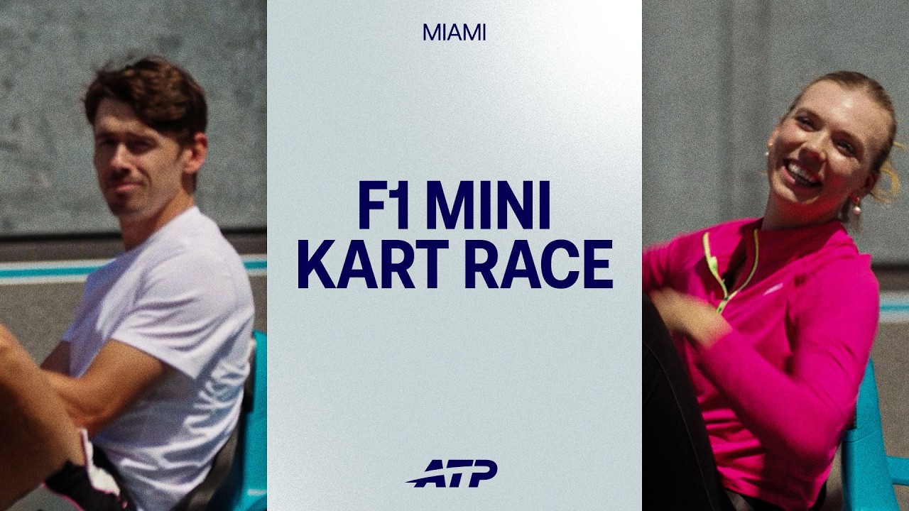 Alex De Minaur & Katie Boulter Race On The Miami F1 Track! 🏎️