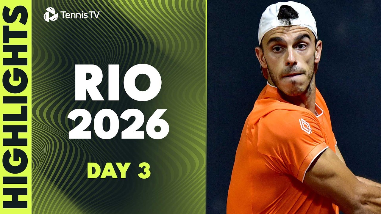 Cerundolo Brothers, Tabilo in Action; Fonseca/Melo in Doubles | Rio 2026 Day 3 Highlights