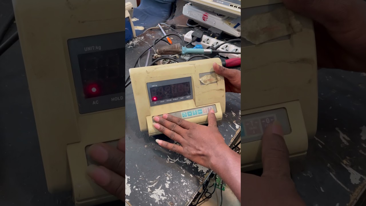Yht3 weighing indicator calibration procedure