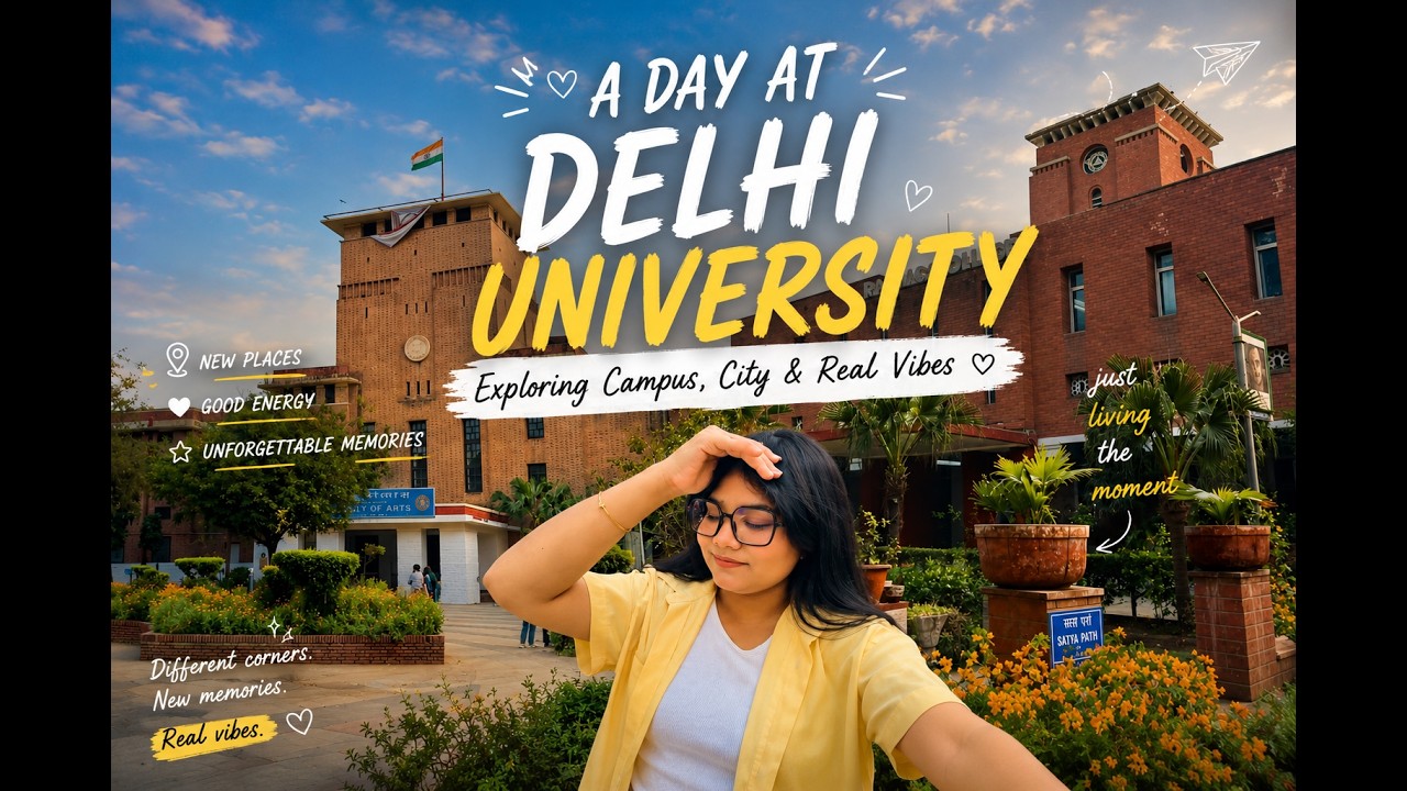 Delhi University Tour 🎓 | Ramjas College & Faculty of Arts ✨📖