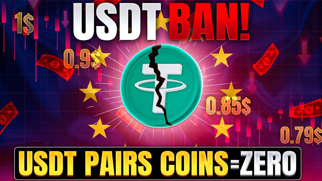 USDT TETHER Delist in Europe - USDT ZERO - USDT Safe or Not? ALTCOIN CRASH to 0 - Crypto News Hindi