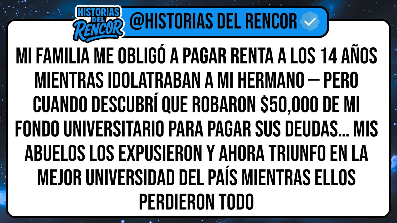 Mi Familia Me Obligó a Pagar RENTA a los 14 Años Mientras Idolatraban a Mi Hermano — Pero Cuando ...