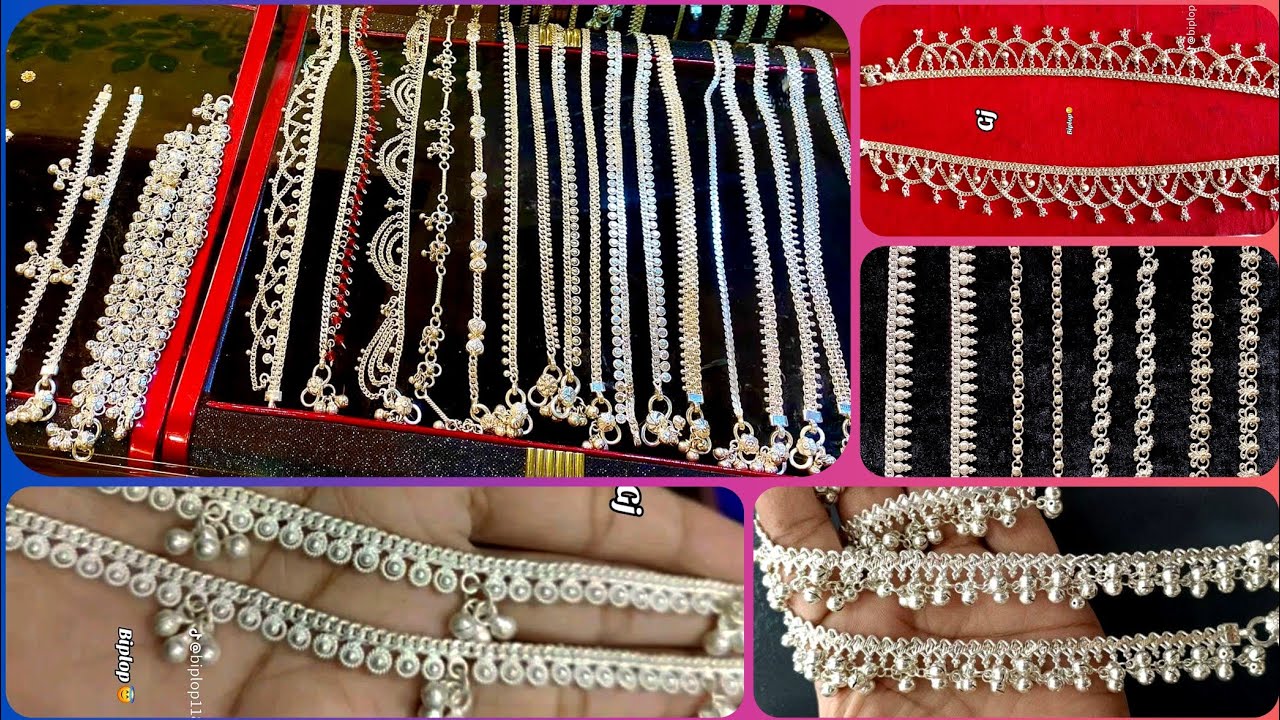 2026 simple designer rupar nupur/Silver Feet Nupur/Payel Designs#anklets/রূপার পায়ের নুপুরের ডিজাইন