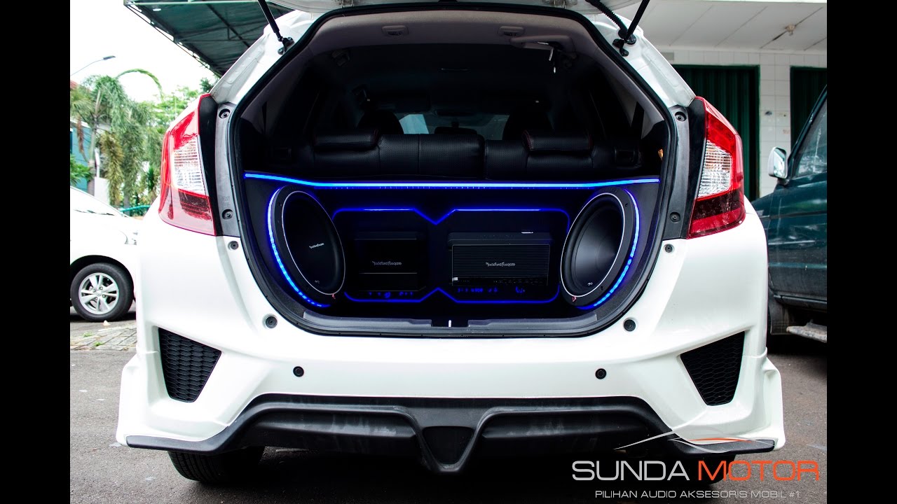 Instalasi Audio & Cosmetix box Honda Jazz #SMWORKS