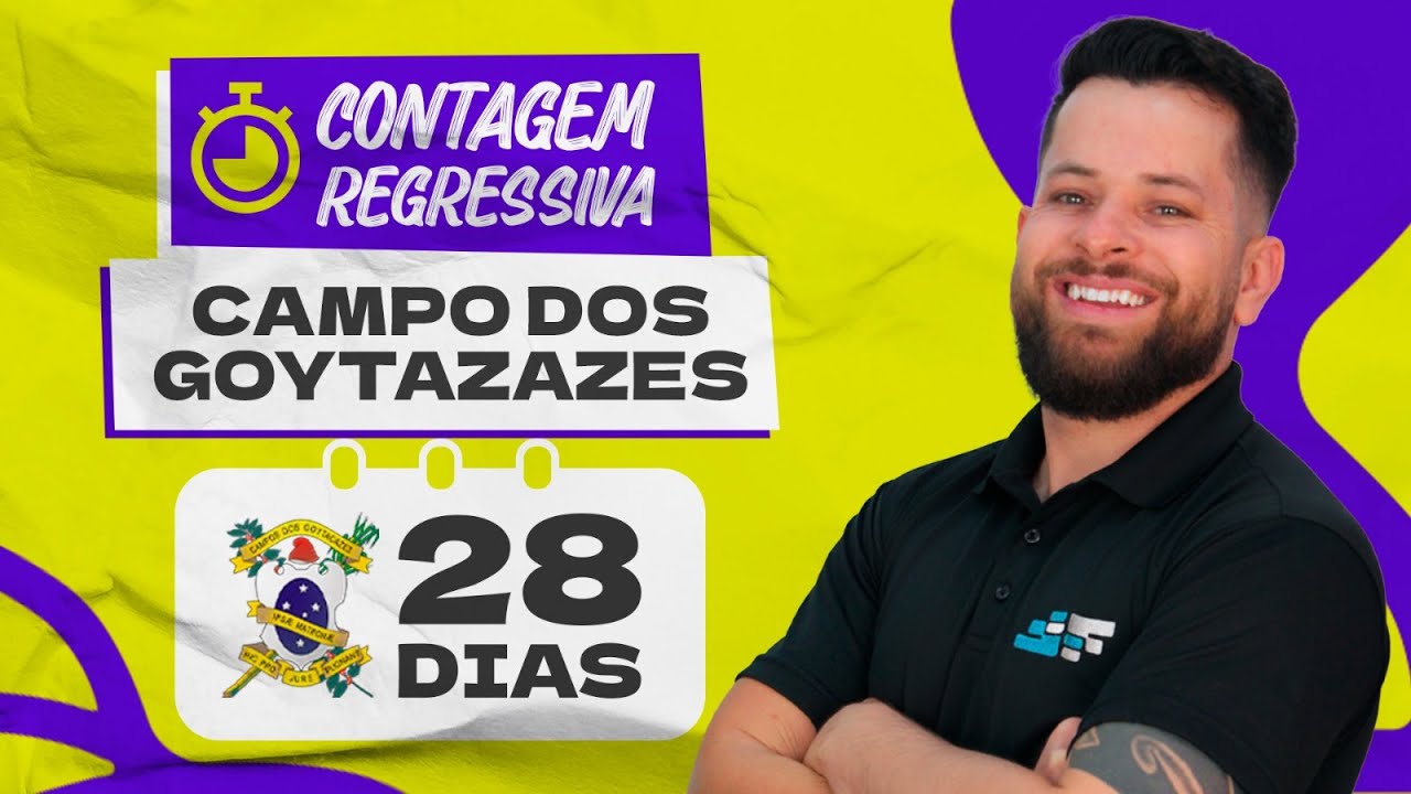Contagem Regressiva Campo de Goytacazes - 28 Dias