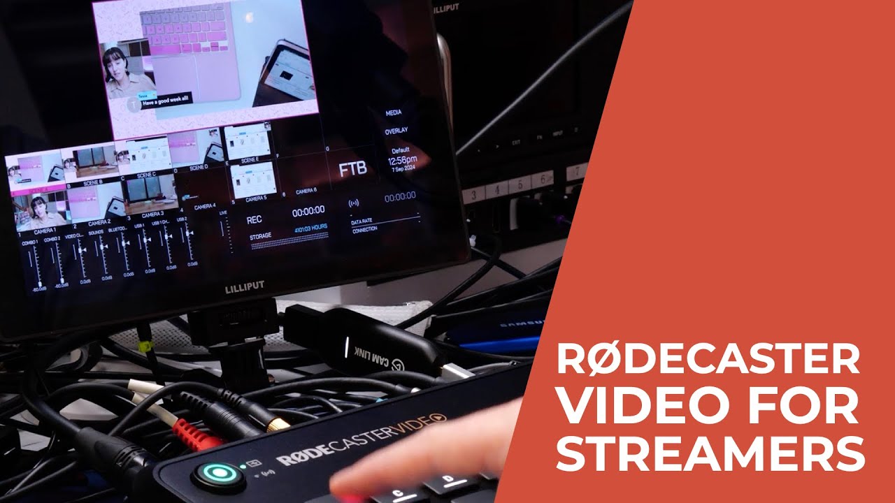 Setting up a small livestream studio with the R&Oslash;DECaster Video
