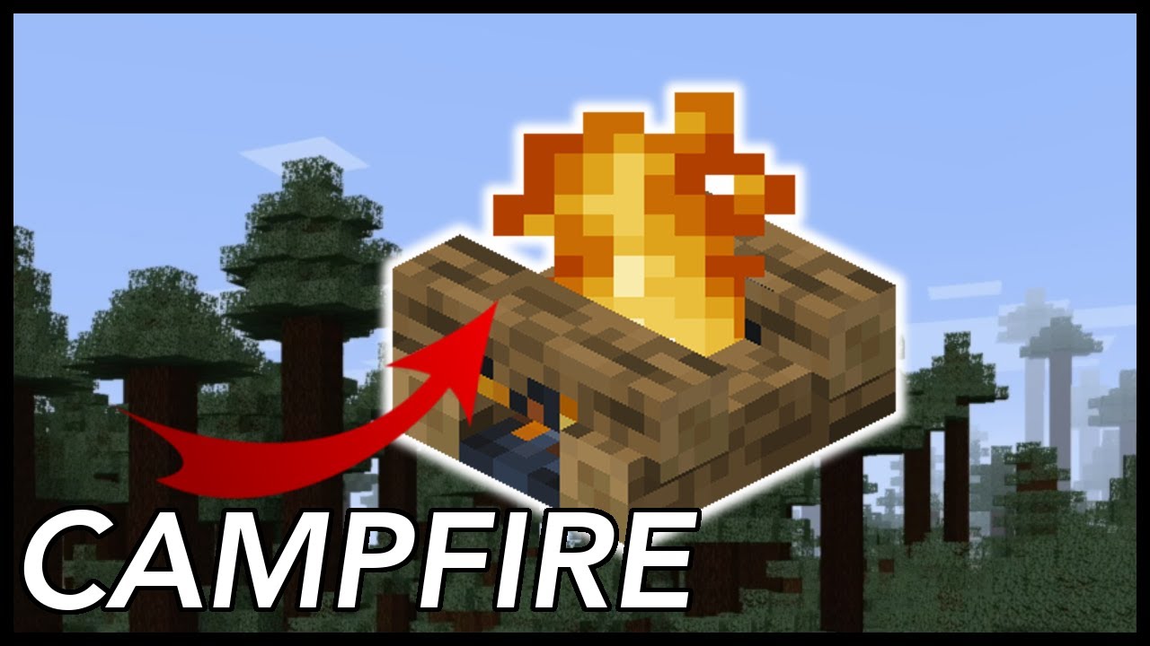 How To Use CAMPFIRES In Minecraft