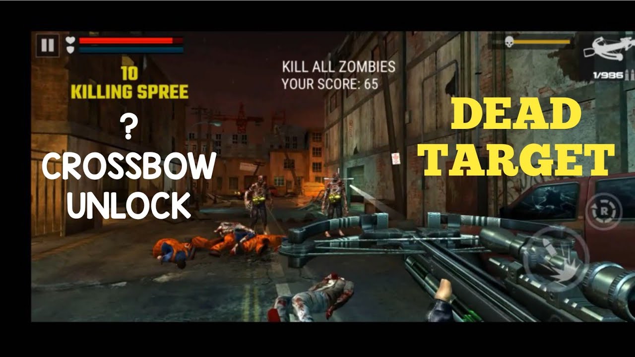 DEAD TARGET CROSSBOW 🔥 || DEAD TARGET CROSSBOW UNLOCK || DEAD TARGET CROSSBOW GAMEPLAY || CROSSBOW