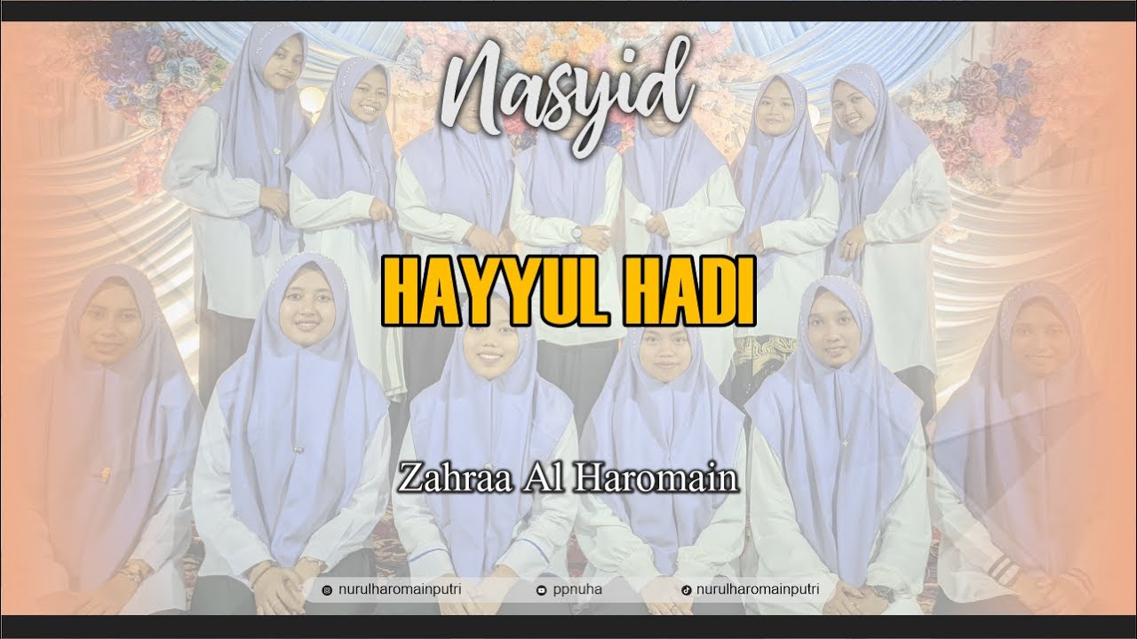 HAYYUL HADI II Cover Zahra Al Haromain 
