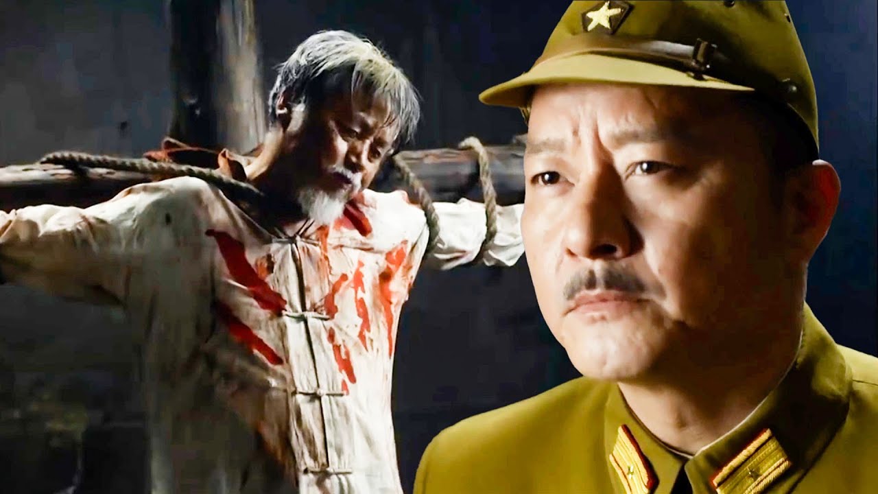 窮老頭被抓後遭嚴刑逼供，怎料他始終挺直脊樑，寧死不屈一個字都不說！⚔️ ​|  #抗日 #kungfu