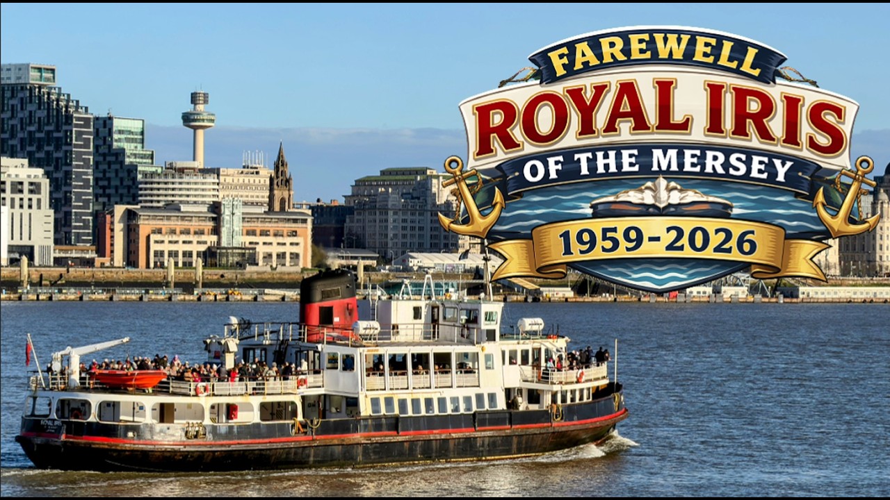 Прощай, теплоход MV Royal Iris of the Mersey (1959-2026 - паром Mersey Ferry будет выведен из экс...