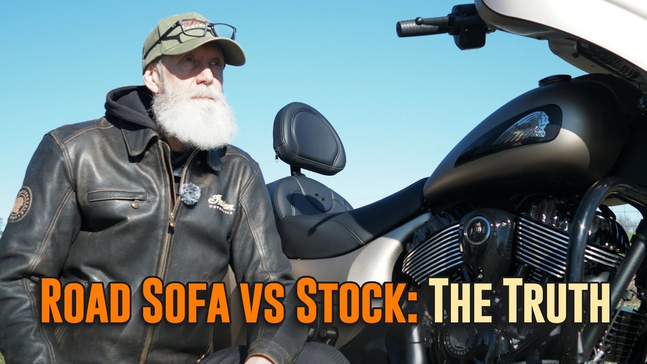 Saddlemen Road Sofa vs Stock Chieftain Seat | Comfort, Wind Protection & Real-World Feedback