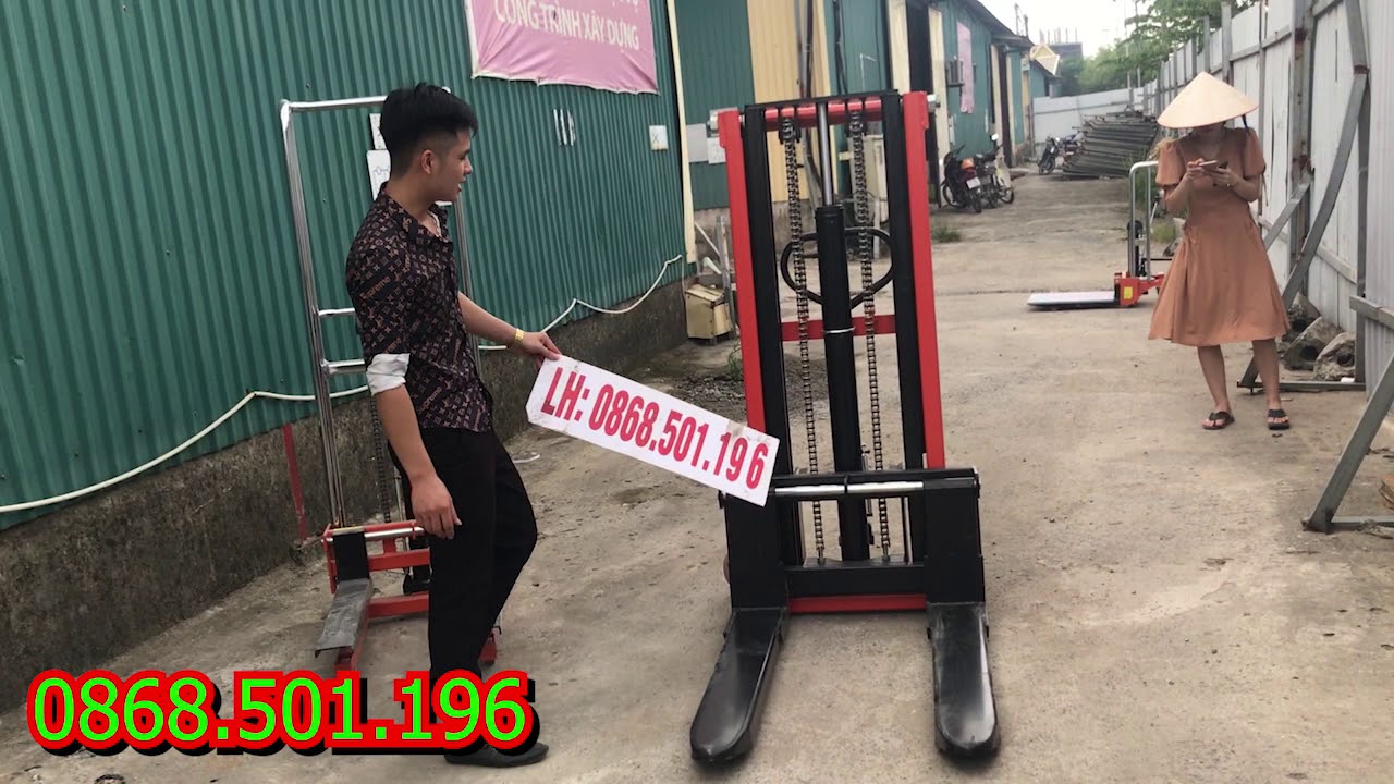 Xe Nâng Tay Cao 1 Tấn 2m - Xe Nâng Tay Cao - Xe Nâng Tay - 0868.501.196