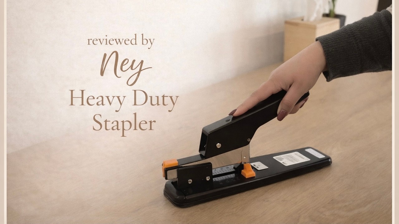 Say goodbye to paper chaos with this stapler!