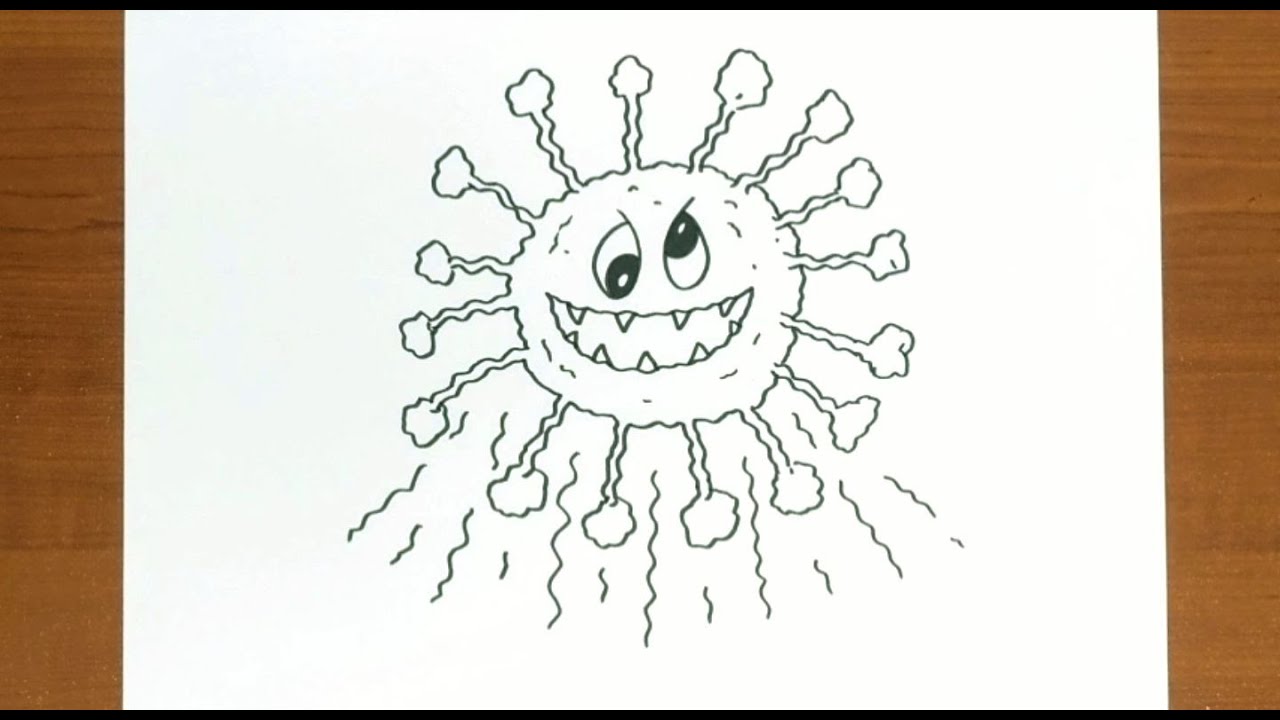 How to Draw BACTERIA ILLUSTRATION