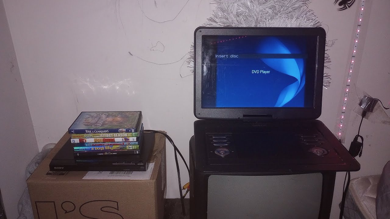 Testing My Sony DVD Player On My Wonnie Portable DVD Player (Version 2)