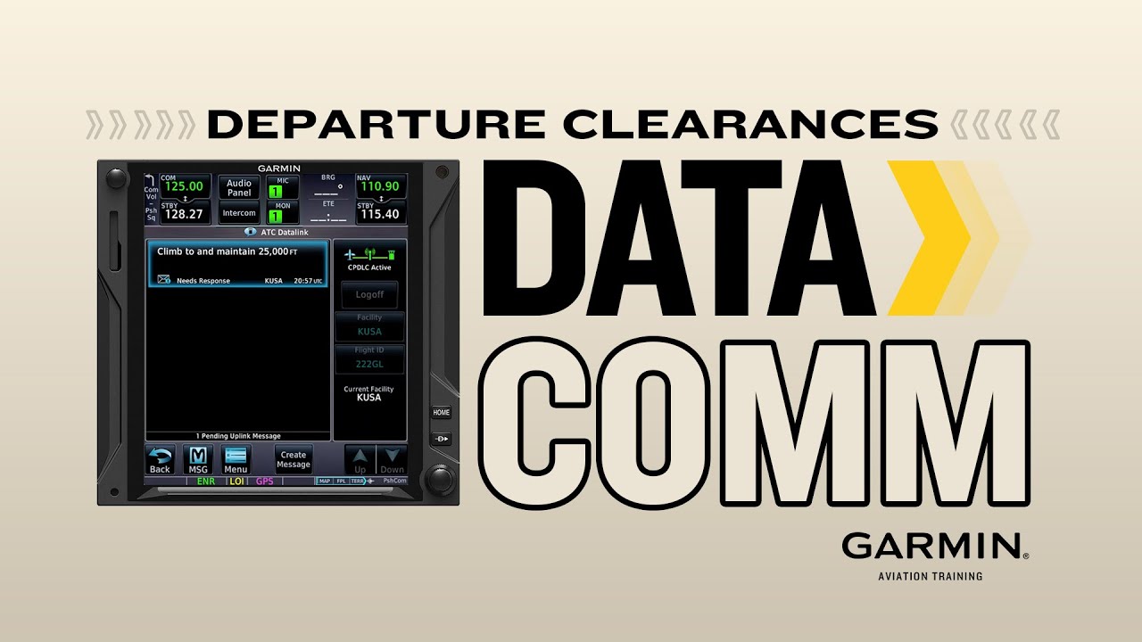 Garmin FAA Data Comm | GTN Xi - Departure Clearances