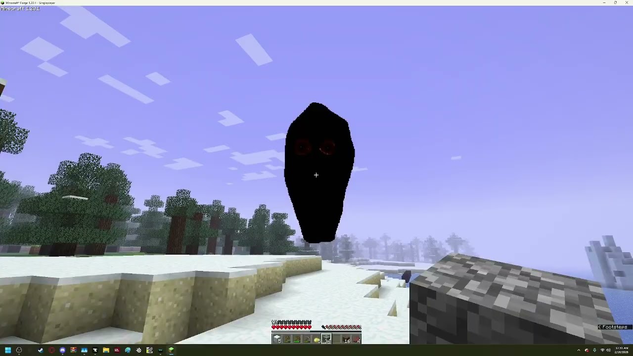 minecraft but scary