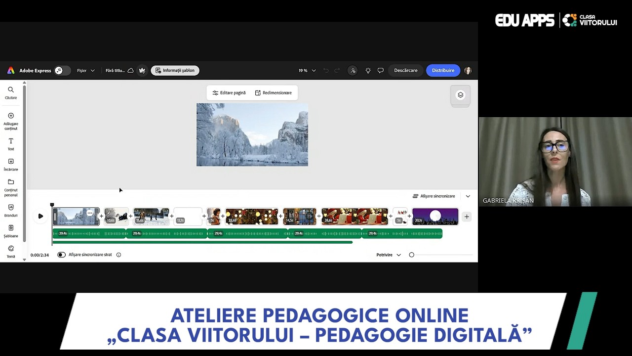 Adobe Express pentru profesori. Compuneri digitale și prezentări moderne pentru elevi