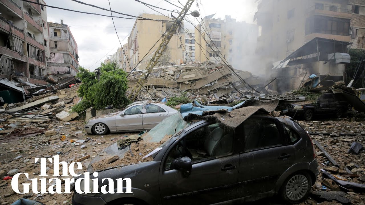 Footage shows aftermath of Israeli strikes on Beirut