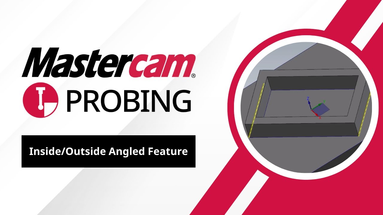 How to Set a Work Offset Using Renishaw Inspection Plus | Inside/Outside Angled Feature