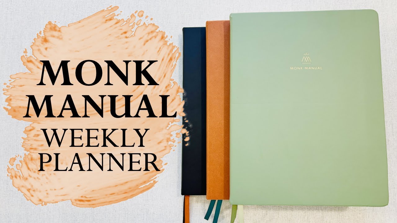 Monk Manual Weekly Planner + 10% OFF | Plan Like a Monk in 2025